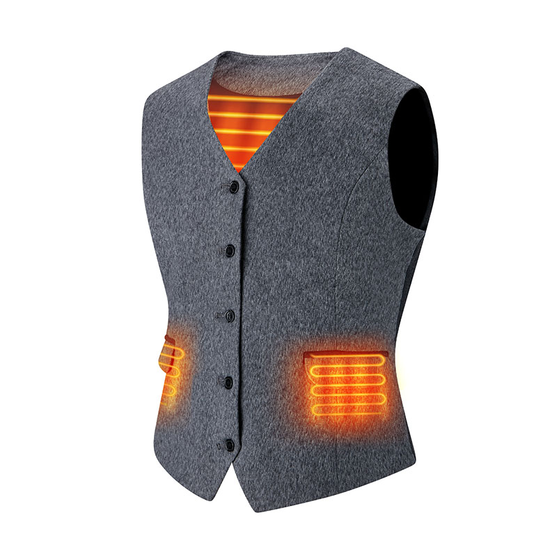 Nouveau produit de tendance à Amazon, gilet chauffant à la batterie pour hommes